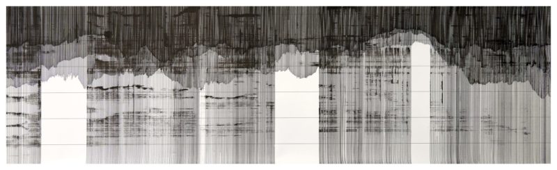 Op.090119 ink on paper, 67x150cm