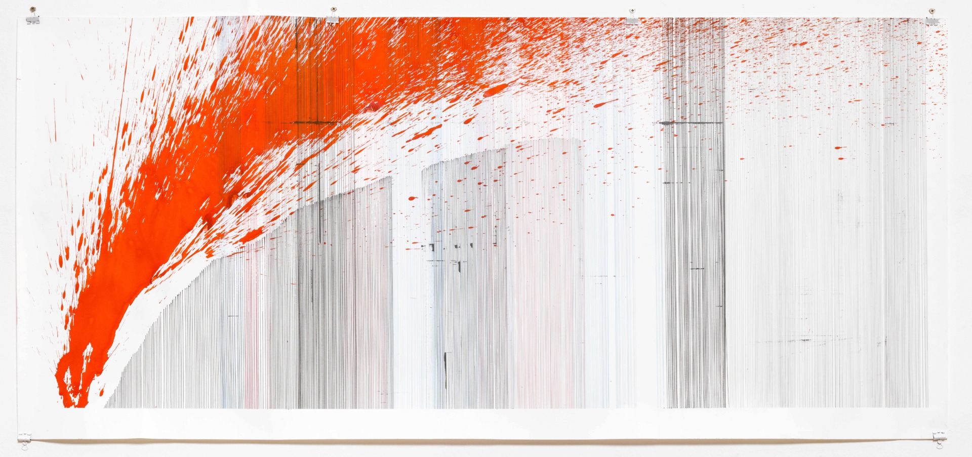 Op.101. ink on paper, 68x150 cm, 2016