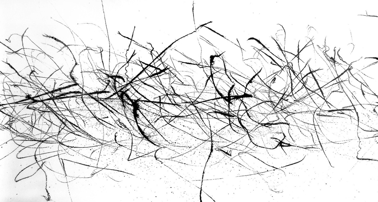 Ink on paper 114 x 210 cm, SOLD