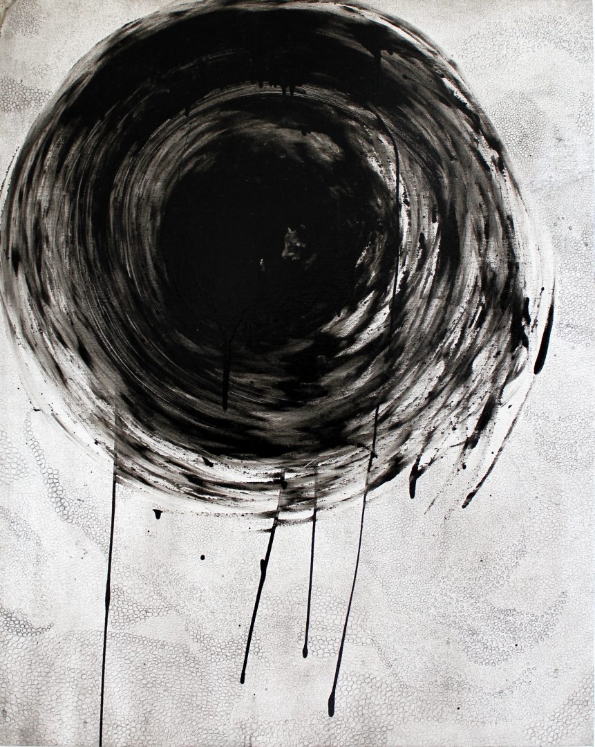 No 2. oil, pencil on canvas, 96x77cm, 2011
