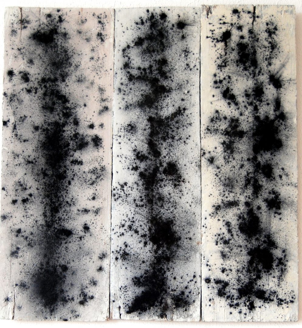 No. 4. oil, pigment on wood, 67×70 cm, SOLD