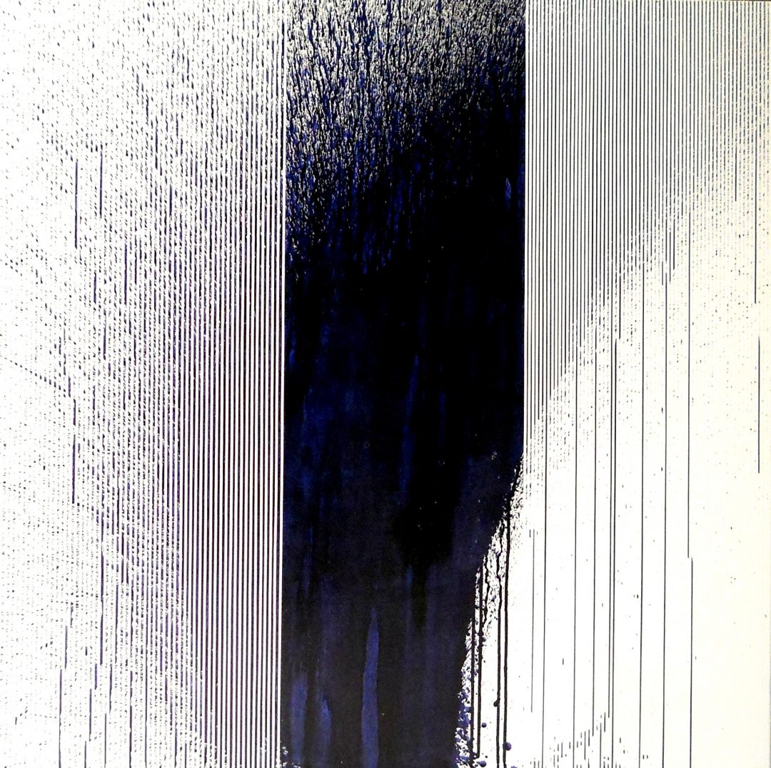 Op. 55. 100x100 cm, ink on canvas, sold