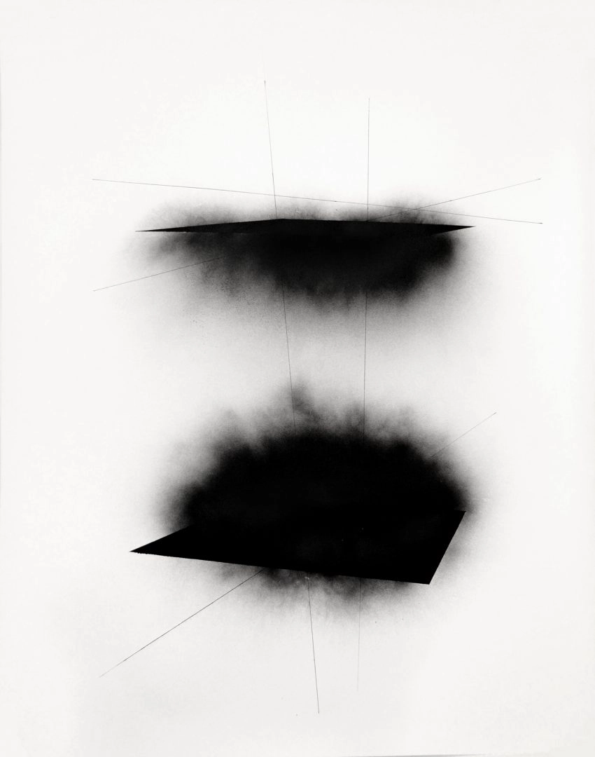 Op. 041217. ink, spray on paper, 150x120cm, 2017